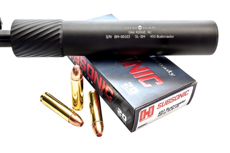 hornady-sub-x-450-bushmaster-395-grain-subsonic-ammo-on-target-magazine